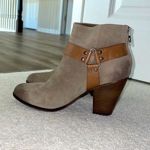 Ash Suede Ankle Booties